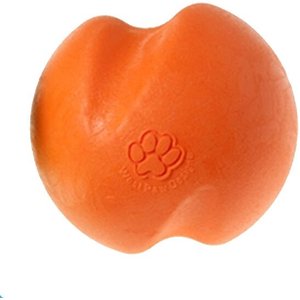 West Paw Zogoflex Jive Dog Toy, Tangerine, Mini