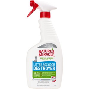 Nature's Miracle Just For Cats Litter Box Odor Destroyer Spray, 24-oz spray