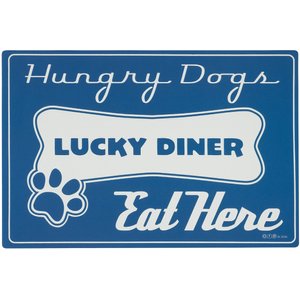 ORE Pet Lucky Diner Placemat, Blue