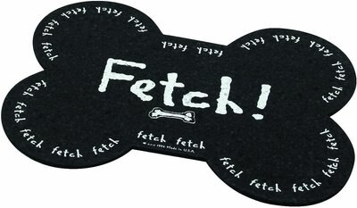 ORE Pet Recycled Rubber Black Fetch Placemat, slide 1 of 1