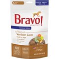 Bravo! Bonus Bites Venison Liver Freeze-Dried Dog Treats, 3-oz bag