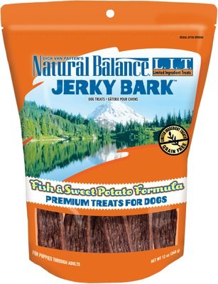 Natural Balance L.I.T. Limited Ingredient Treats Jerky Bark Fish & Sweet Potato Formula Dog Treats, slide 1 of 1