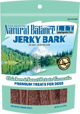 Natural Balance L.I.T. Limited Ingredient Treats Jerky Bark Chicken & Sweet Potato Formula Dog Treats, slide 1 of 1