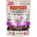 Evanger's Nothing but Natural Beef Liver Gently Dried Dog & Cat Treats, 4.6-oz bag