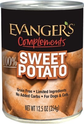 Evanger's Grain-Free Sweet Potato Canned Dog & Cat Food Supplement, slide 1 of 1