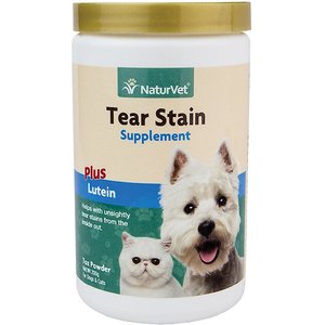 NaturVet Tear Stain Dog & Cat Powder Supplement