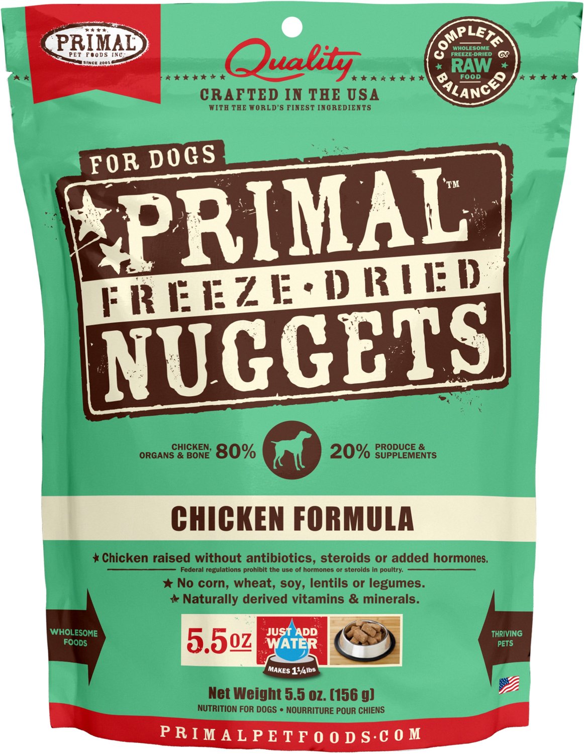 PRIMAL Chicken Formula Nuggets Grain 