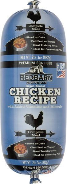 Redbarn Naturals Chicken Recipe Dog Food Roll, 2-lb 3-oz roll slide 1 of 5