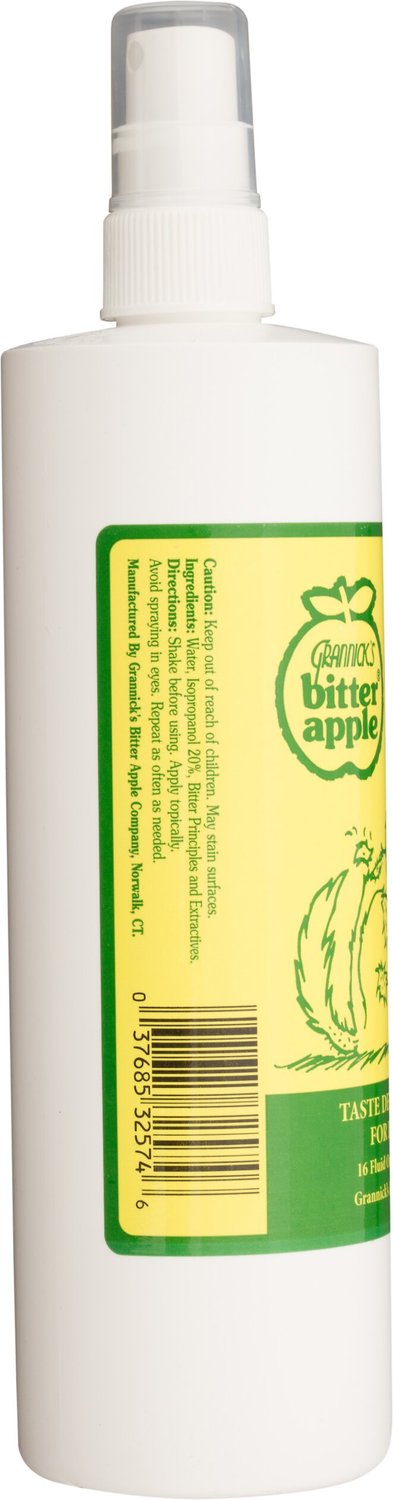 grannick's bitter apple original taste deterrent dog spray