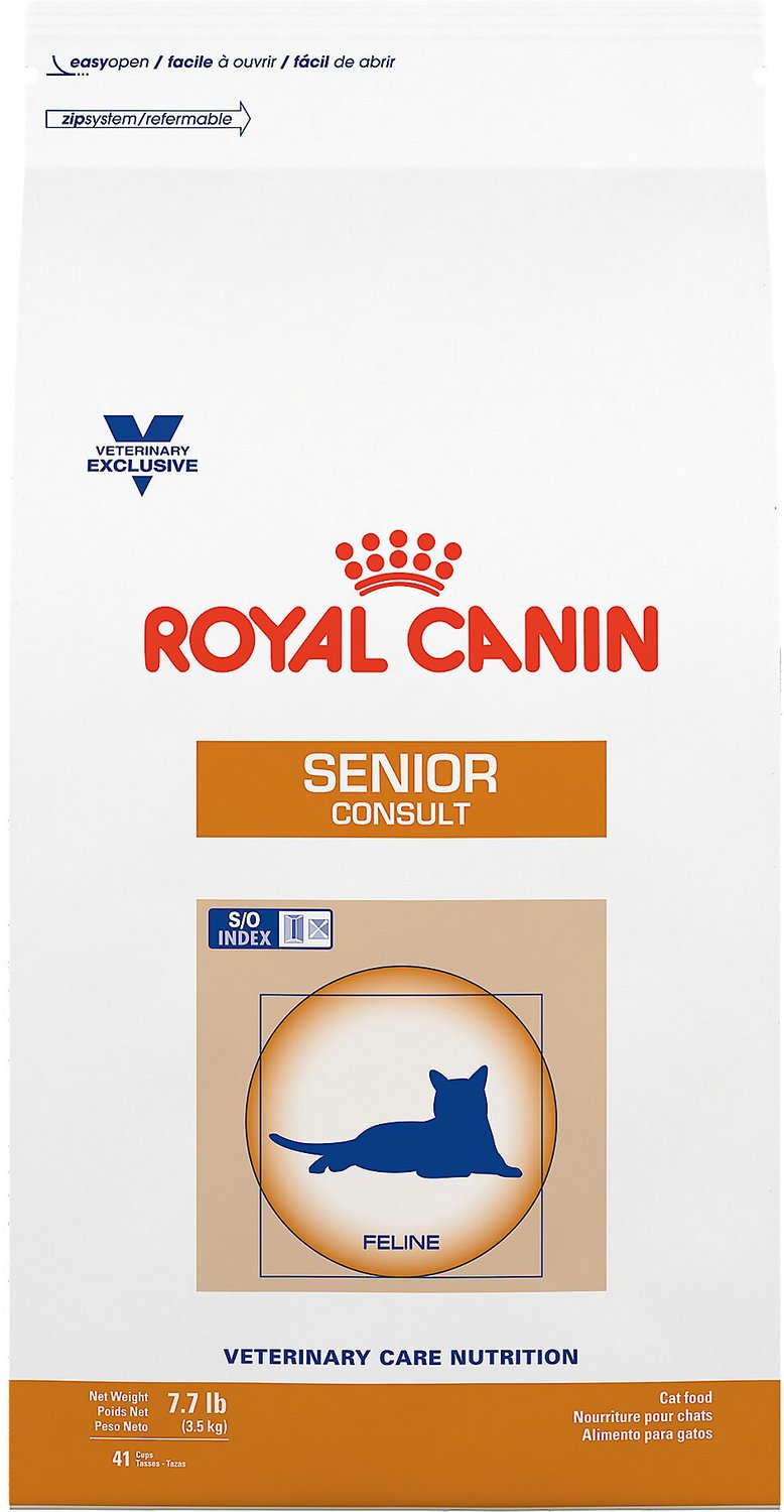 Royal Canin Veterinary Diet Senior Consult Dry Cat Food 7 7 Lb Bag Chewy Com