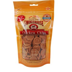 Smokehouse Small Chicken Chips Dog Treats, 4-oz bag
