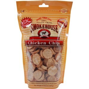 Smokehouse Small Chicken Chips Dog Treats, 8-oz bag