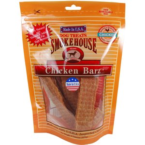 Smokehouse USA Chicken Barz Dog Treats, 8-oz bag