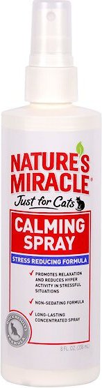 Nature's Miracle Just For Cats Calming Spray, 8-oz bottle slide 1 of 6