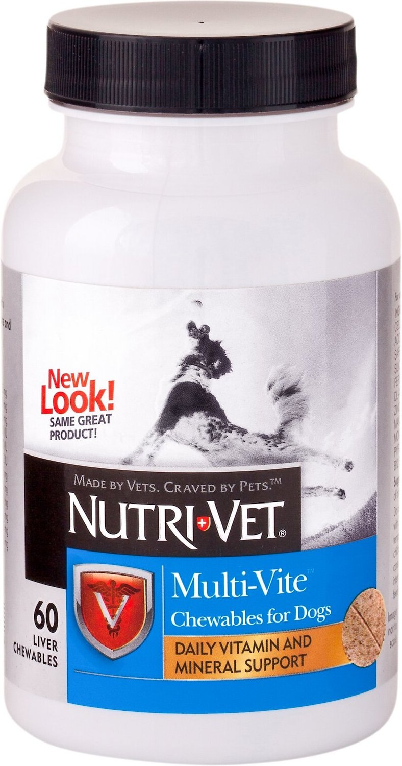 Nutri-Vet Multi-Vite Chewable Dog Supplement, 60 count - Chewy.com