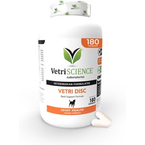 VetriScience Vetri Disc Capsules Joint Supplement for Dogs, 180 count