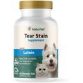 NaturVet Tear Stain Plus Lutein Chewable Tablets Vision Supplement for Cats & Dogs, 60 count