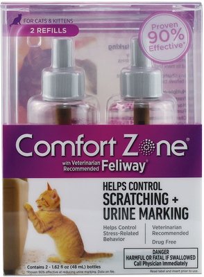 Comfort Zone with Feliway Cat Diffuser Double Refill, slide 1 of 1