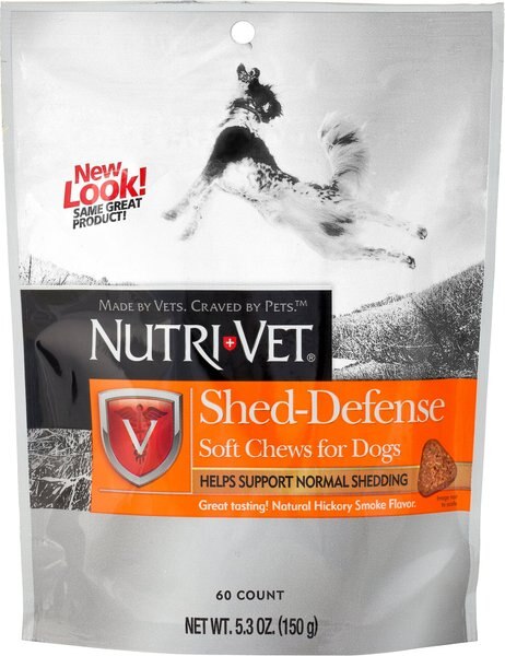 Nutri-Vet Shed Defense Seafood & Fish Flavored Soft Chews Skin & Coat Supplement for Dogs, 5.3-oz bag slide 1 of 6