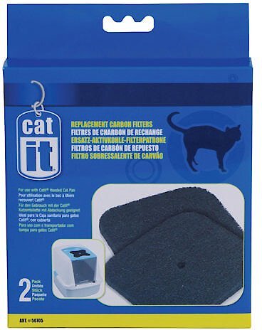 Catit Hooded Cat Pan Replacement Carbon Filters, 2 count slide 1 of 4