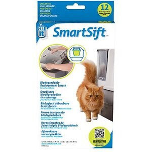 Catit Design SmartSift Biodegradable Replacement Liners, For cat pan base