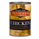 Evanger's Grain-Free Chicken Canned Dog & Cat Food, 22-oz, case of 12