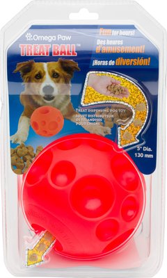 Omega Paw Tricky Treat Ball Dog Toy, slide 1 of 1