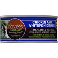 Dave's Pet Food Naturally Healthy Grain-Free Chicken & Whitefish Dinner Canned Cat Food, 5.5-oz, case of 24