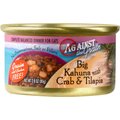 Against the Grain Big Kahuna with Crab & Tilapia Dinner Grain-Free Canned Cat Food, 2.8-oz, case of 24