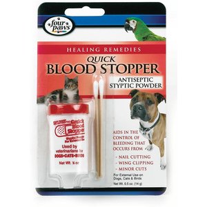 Four Paws Quick Blood Stopper Antiseptic Styptic Powder for Dogs & Cats