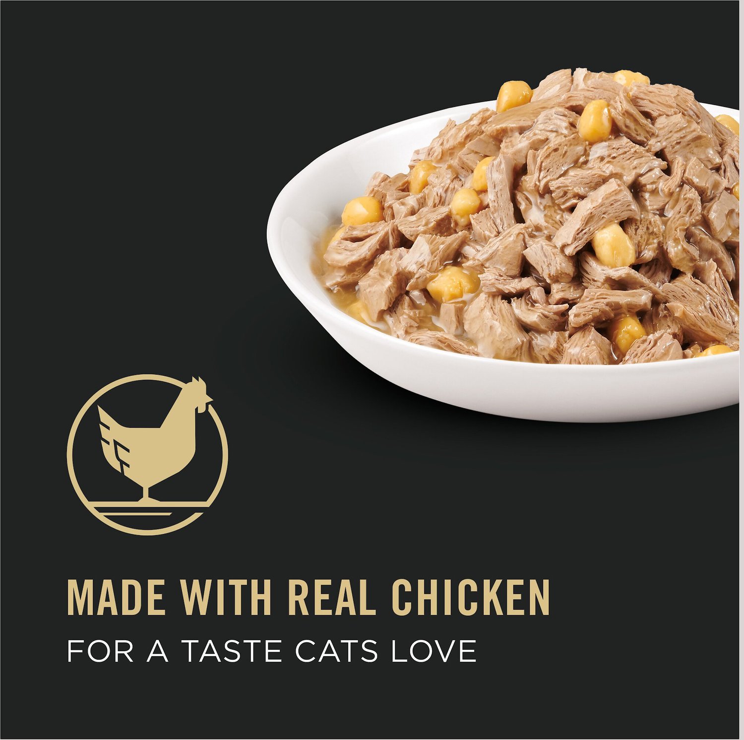 Purina Pro Plan Chicken & Cheese Entree in Gravy Canned Cat Food, 3-oz ...