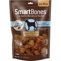 SmartBones Mini Peanut Butter Chew Bones Dog Treats, 24 pack