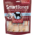 SmartBones Medium Chicken Chew Bones Dog Treats, 4 pack