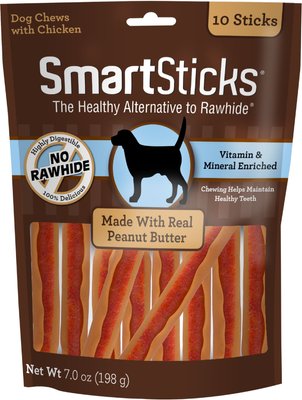 SmartBones SmartSticks Peanut Butter Chews Dog Treats, slide 1 of 1
