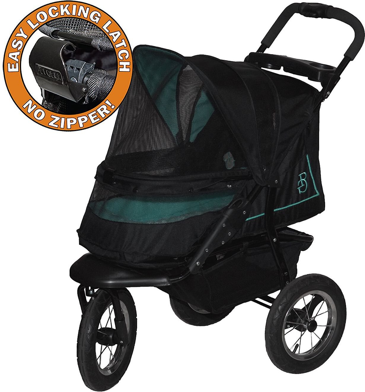 Pet Gear Jogger NO-ZIP Dog NEW Cat Stroller with Easy-Locking Latch