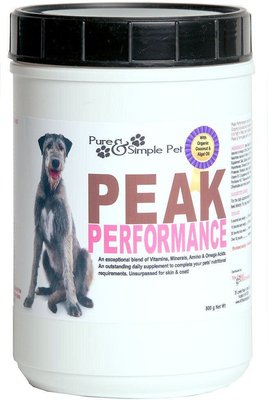 vergeven residentie monteren PURE & SIMPLE PET Peak Performance Dog Powder Supplement, 800g jar -  Chewy.com