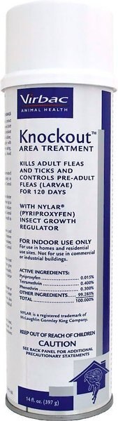 Virbac Knockout Area Treatment Spray, 14-oz can slide 1 of 6
