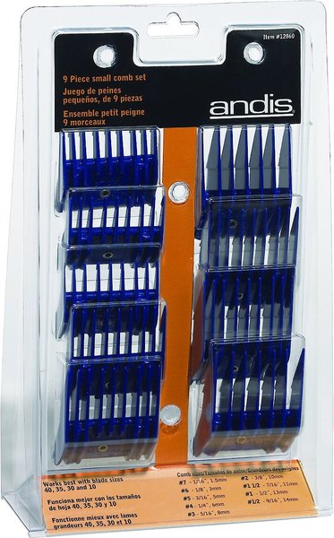 Andis 9-Piece Small Comb Set slide 1 of 6