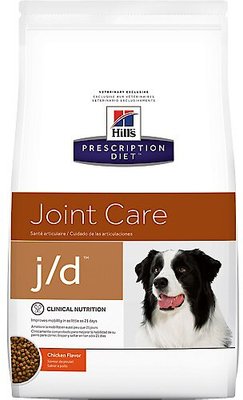Hill's Prescription Diet j/d Joint Care Chicken Flavor Dry Dog Food, slide 1 of 1