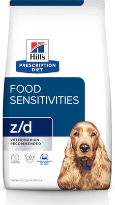 7. Hill's Prescription Diet z/d Original Skin/Food Sensitivities Dry Dog Food