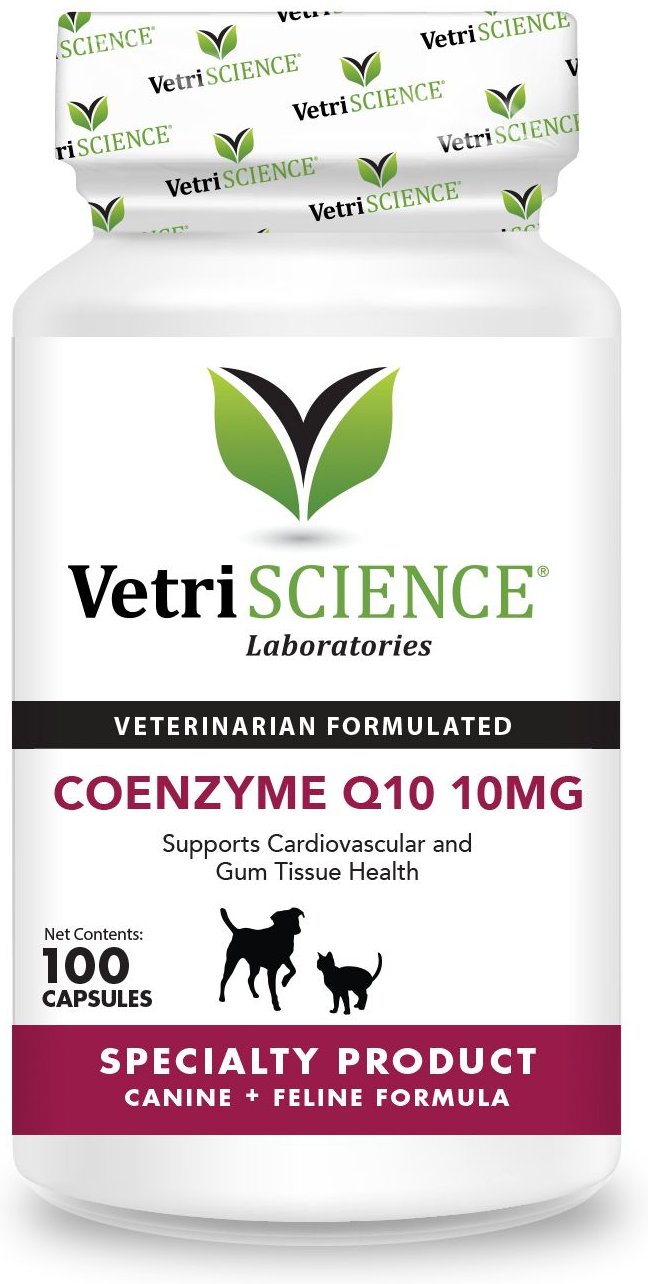 VETRISCIENCE Coenzyme Q10, 10mg Dog \u0026 