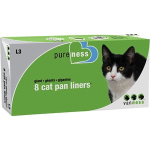 Van Ness Cat Pan Liners, Giant, 8 count