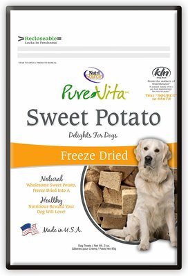 PureVita Sweet Potato Freeze-Dried Dog Treats, slide 1 of 1
