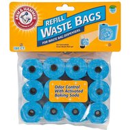 Arm & Hammer Disposable Waste Bag Refills, Blue