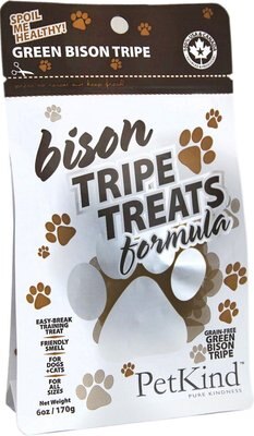 PetKind Green Bison Tripe Formula Grain-Free Dog & Cat Treats, slide 1 of 1