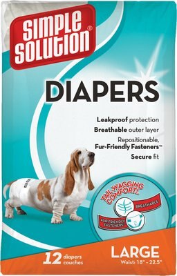 Simple Solution Original Disposable Female Dog Diapers, slide 1 of 1