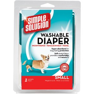 Simple Solution Washable Female Dog Diaper, Small: 12 to 19-in waist