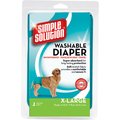 Simple Solution Washable Female Dog Diaper, X-Large: 22 to 35-in waist