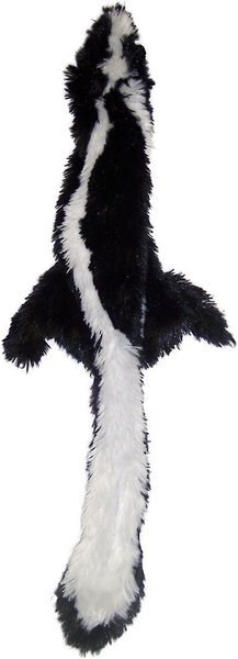 Ethical Pet Skinneeez Forest Series Skunk Stuffing-Free Squeaky Plush Dog Toy, 23-in slide 1 of 5
