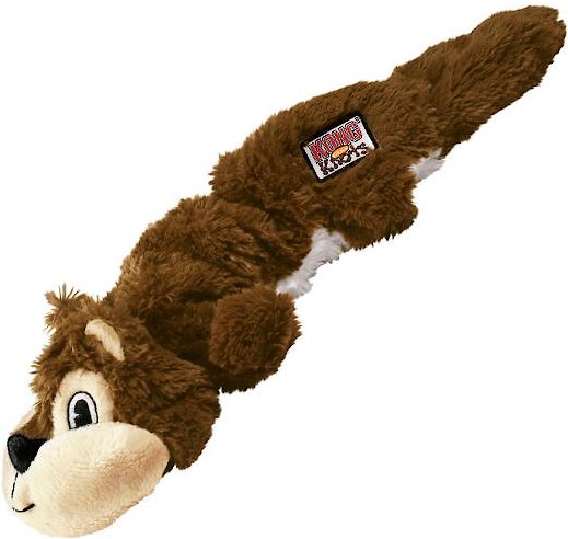 KONG Scrunch Knots Squirrel Dog Toy, Medium/Large slide 1 of 6
